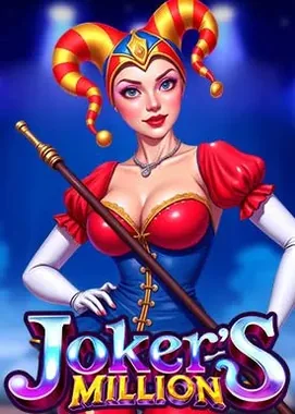 Joker jako wild z milionowymi kombinacjami na 100 liniach.