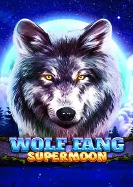 Wilki pod księżycem z mnożnikami i darmowymi spinami w nocnym klimacie.